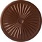 Ekena Millwork Leandros Ceiling Medallion (Fits Canopies up to 5"), 33 1/8"OD x 3 1/2"ID x 1 3/8"P, Copper Penny CM33LECPS - alternate 1